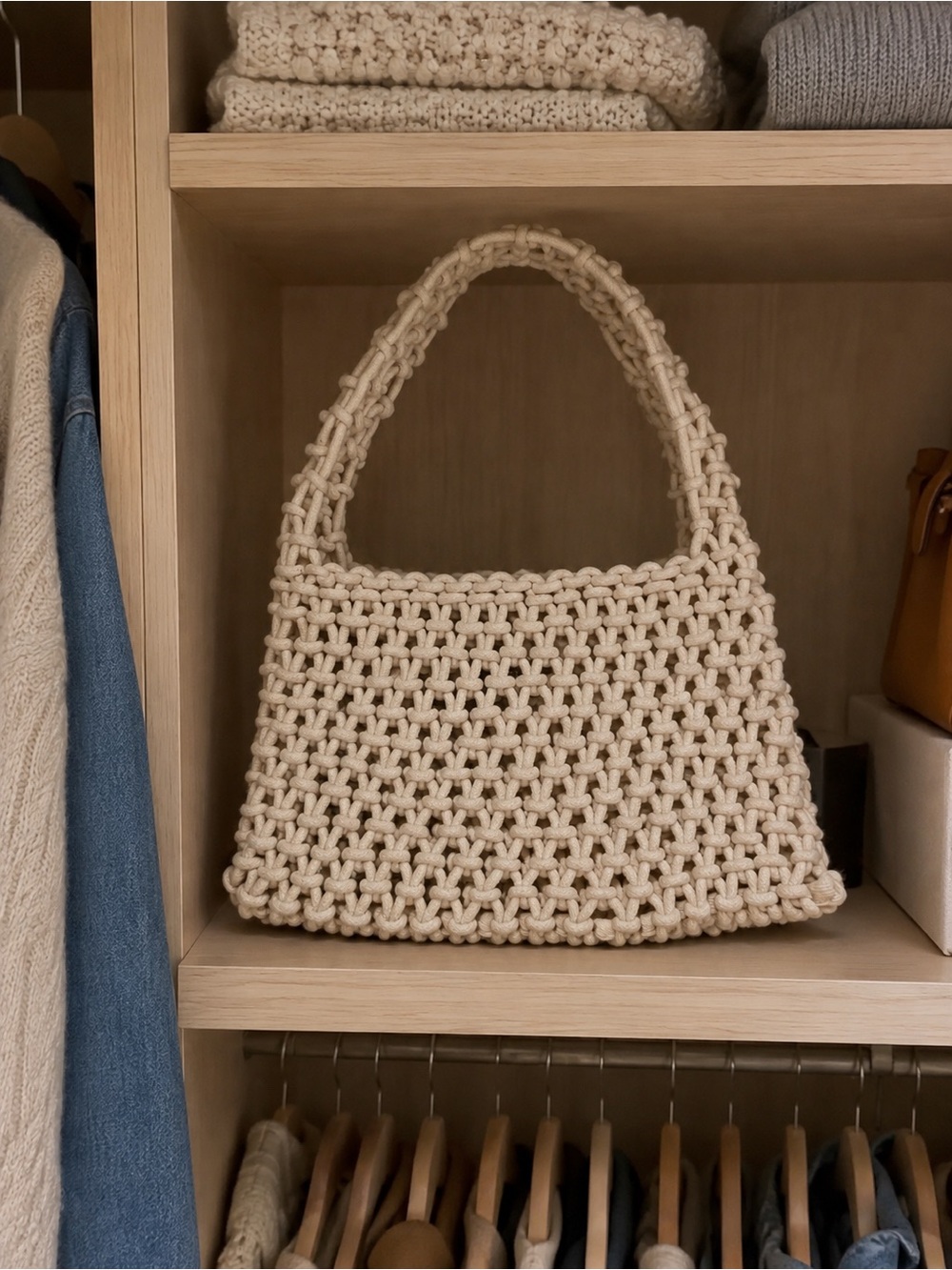 J. Crew Small Cadiz handknotted shoulder bag